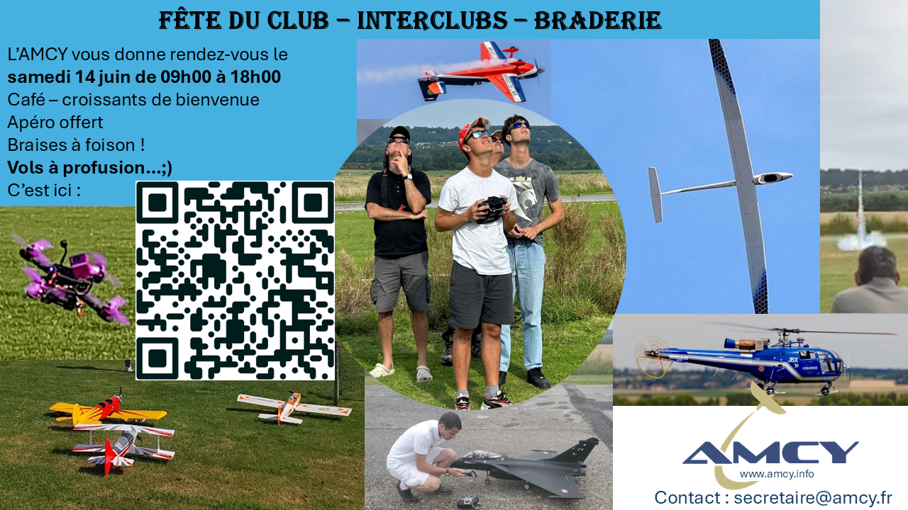 Affiche fete club interclubs braderie amcy 2025 vf
